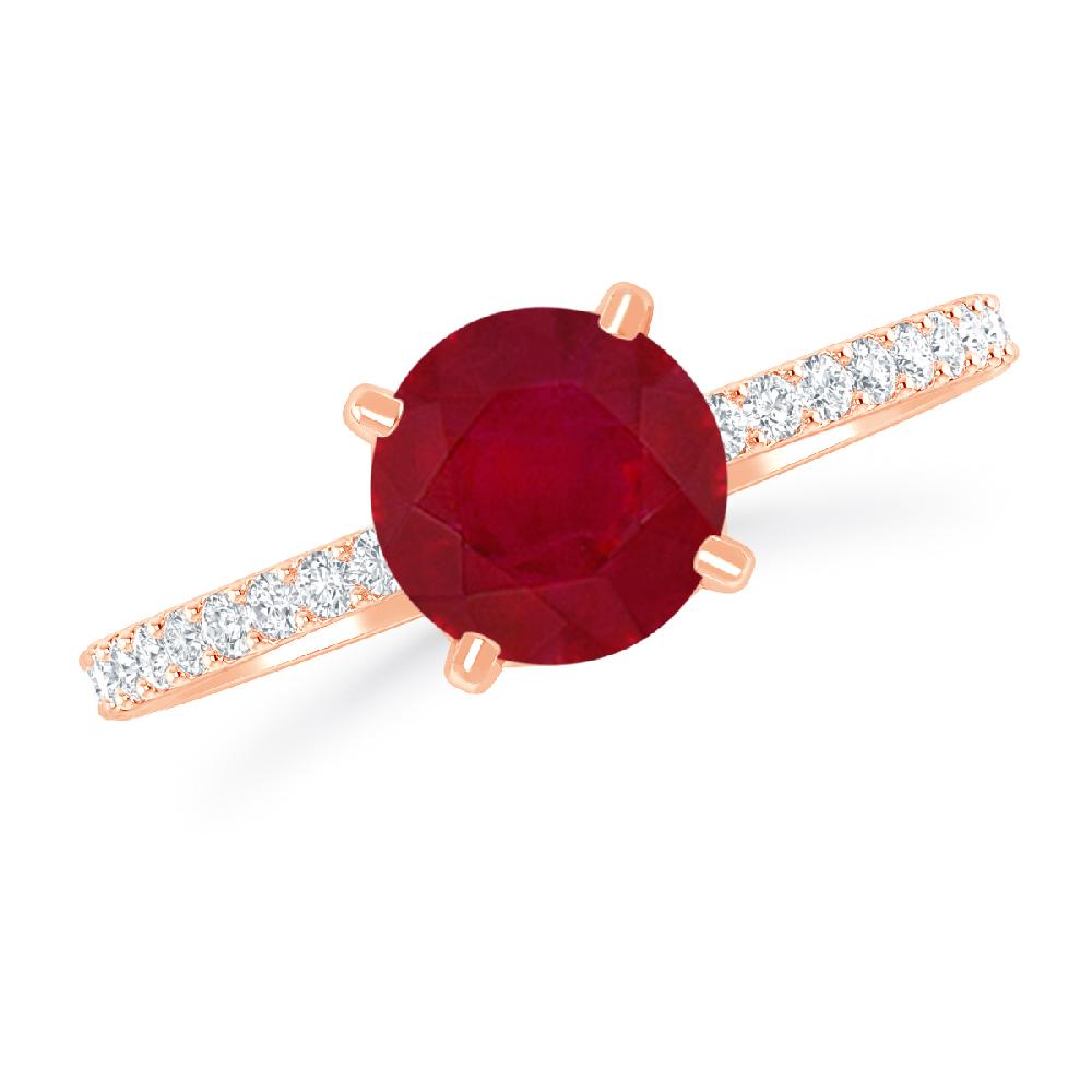 Rose Gold - Ruby