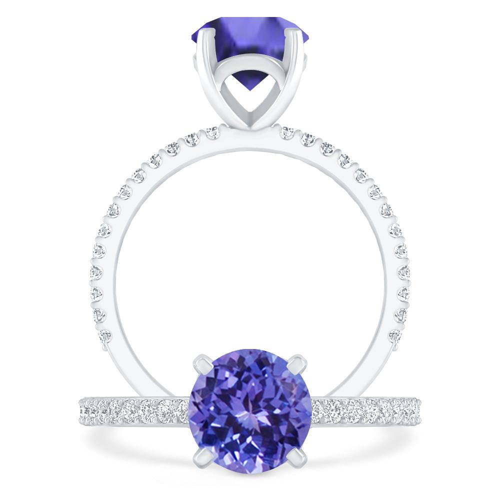 White Gold - Tanzanite