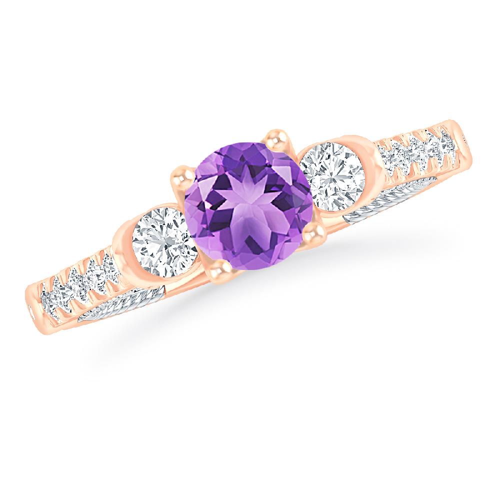 Rose Gold - Amethyst