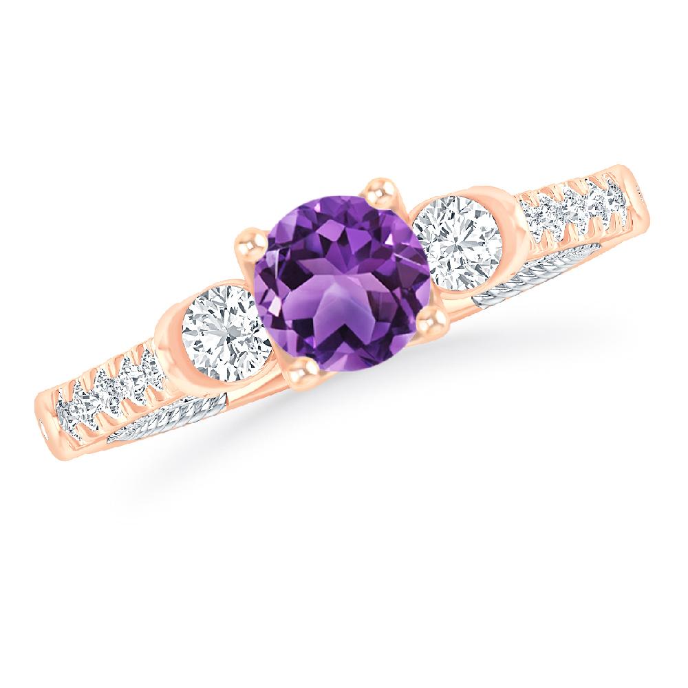 Rose Gold - Amethyst