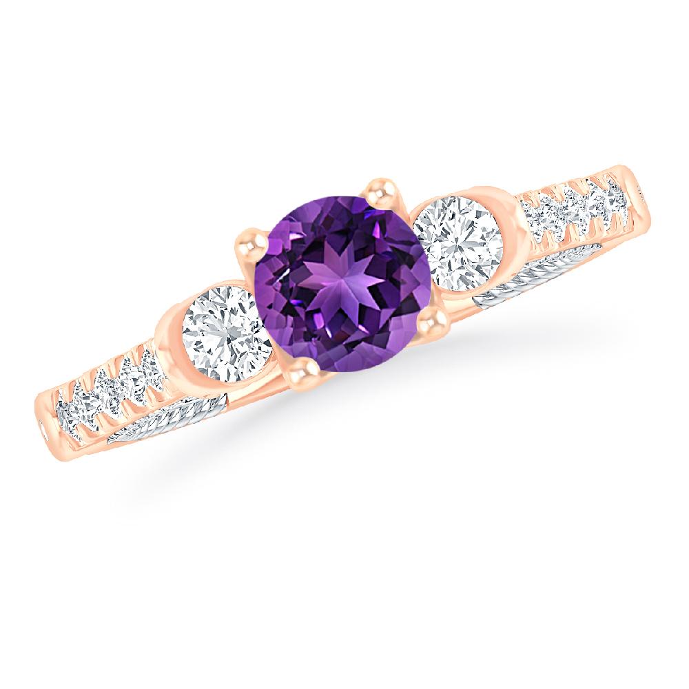 Rose Gold - Amethyst