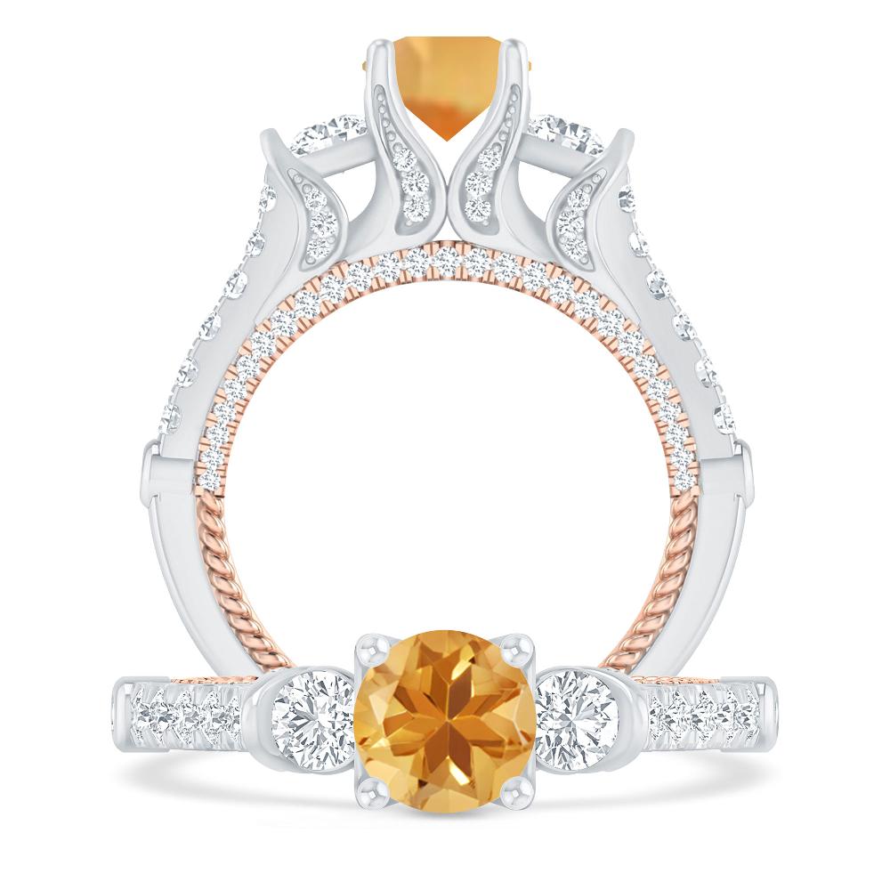 White Gold - Citrine