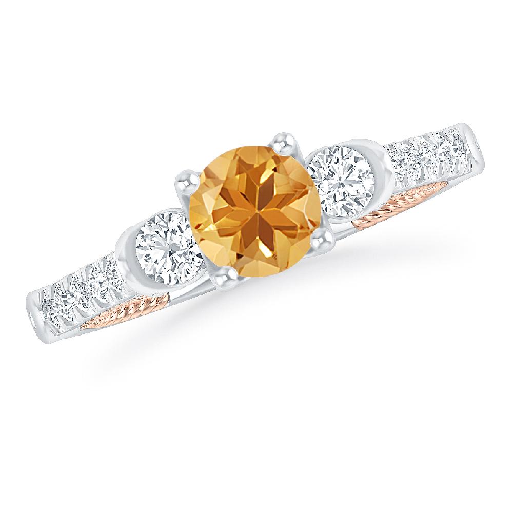 White Gold - Citrine