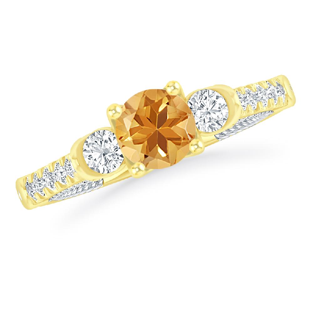 Yellow Gold - Citrine