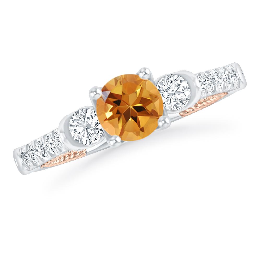 White Gold - Citrine