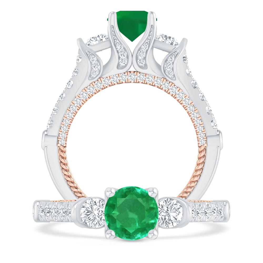 White Gold - Emerald