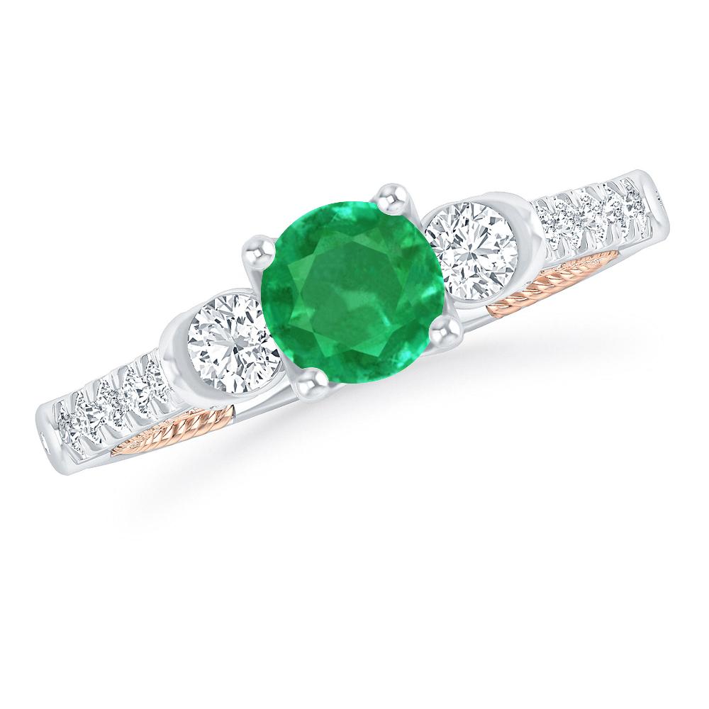 White Gold - Emerald