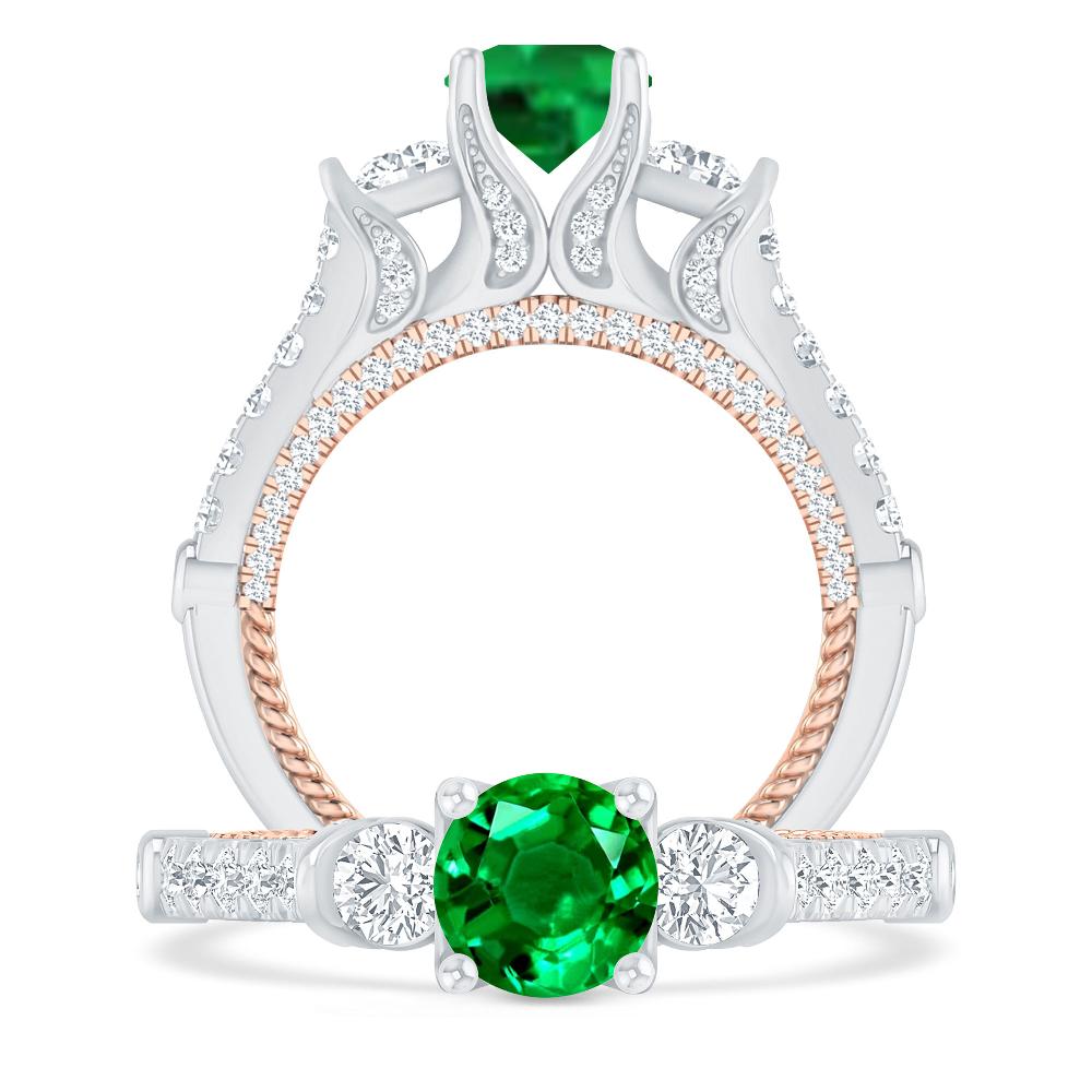 White Gold - Emerald