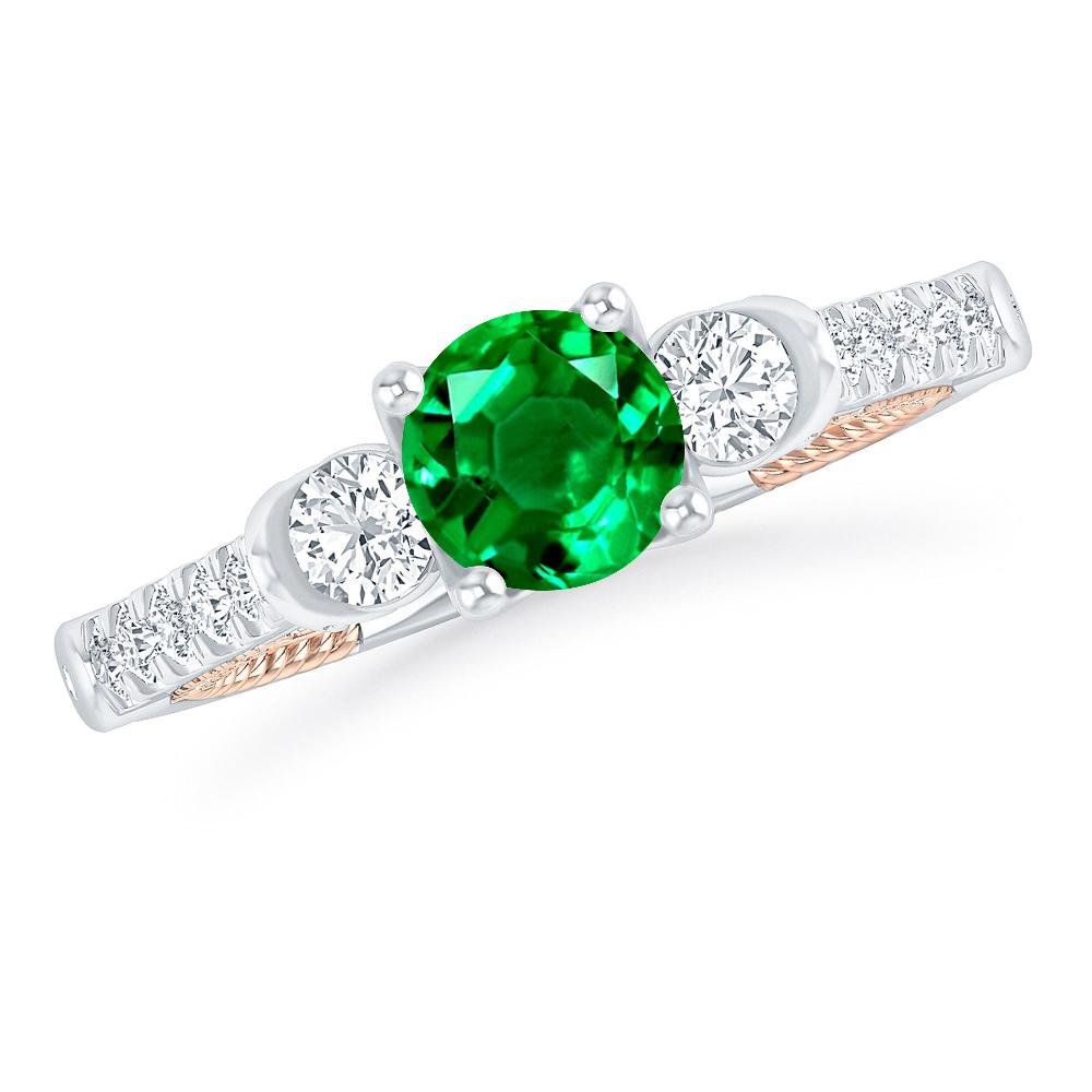 White Gold - Emerald