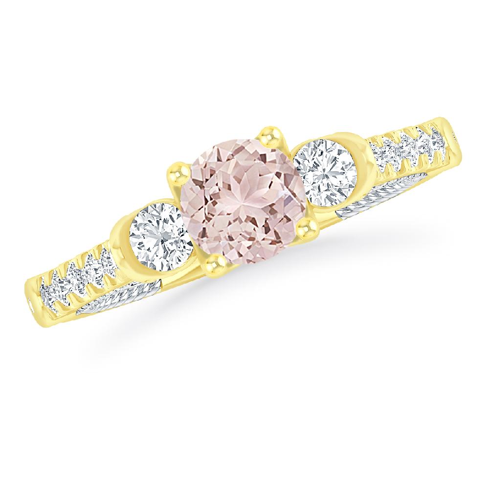 Yellow Gold - Morganite