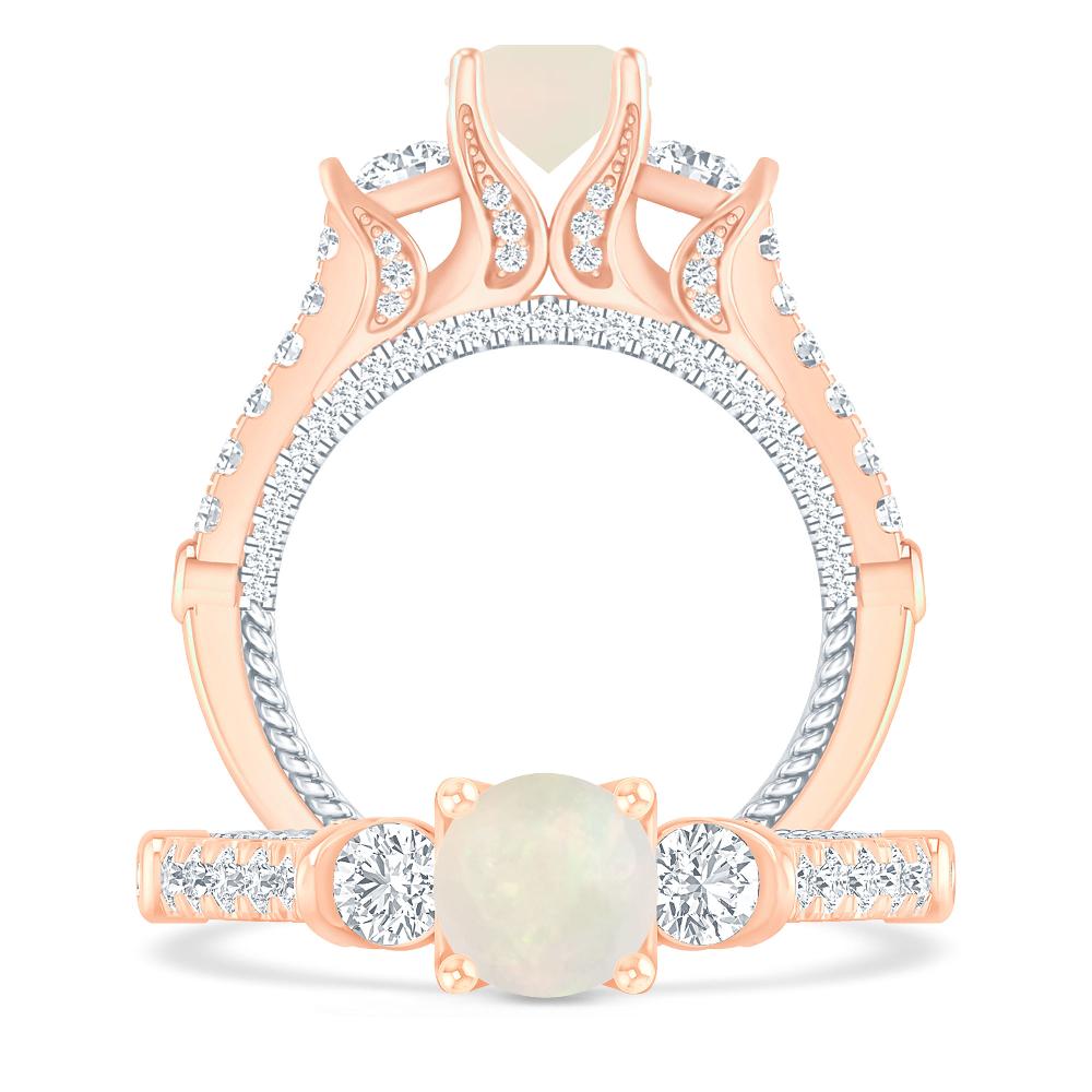 Rose Gold - Opal