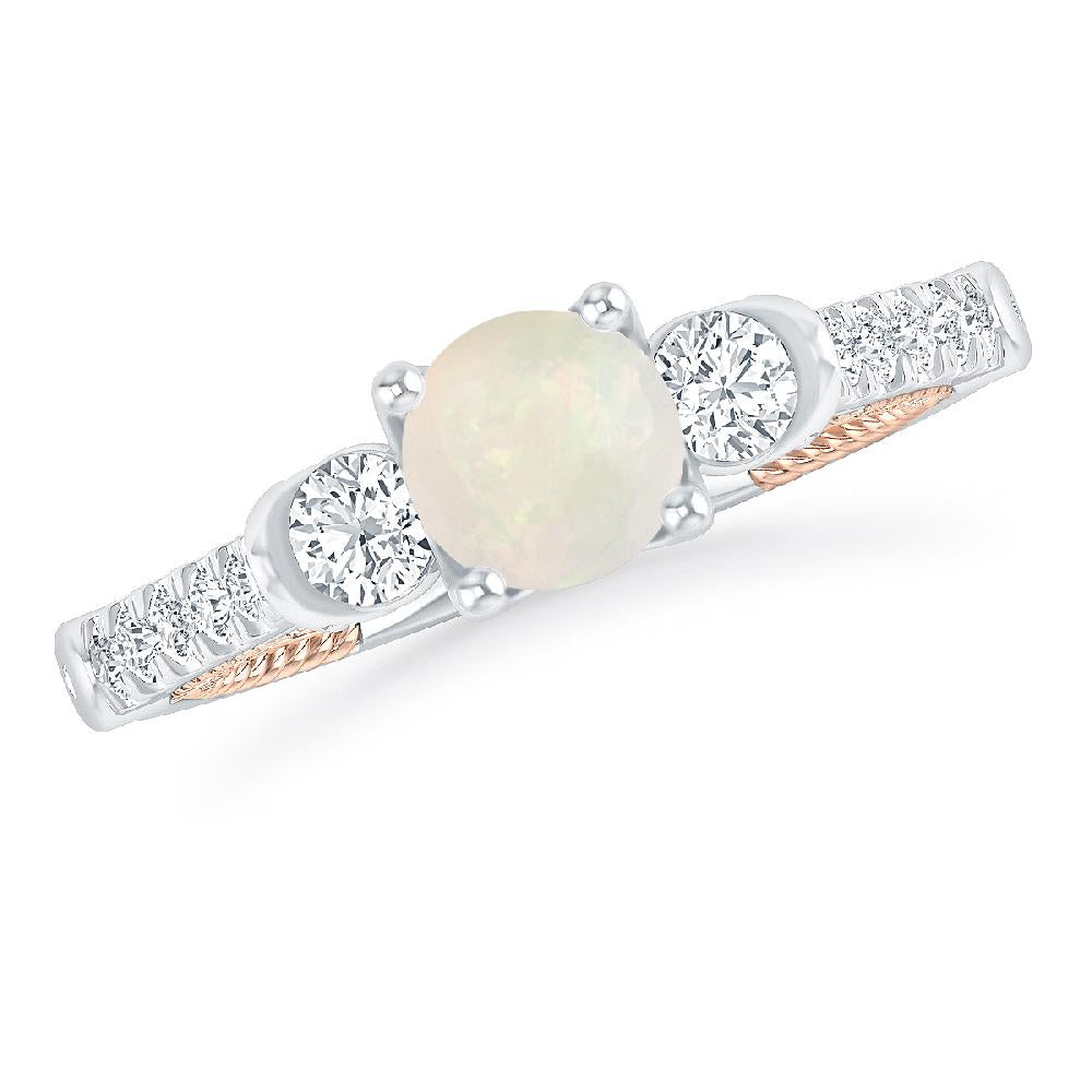 White Gold - Opal