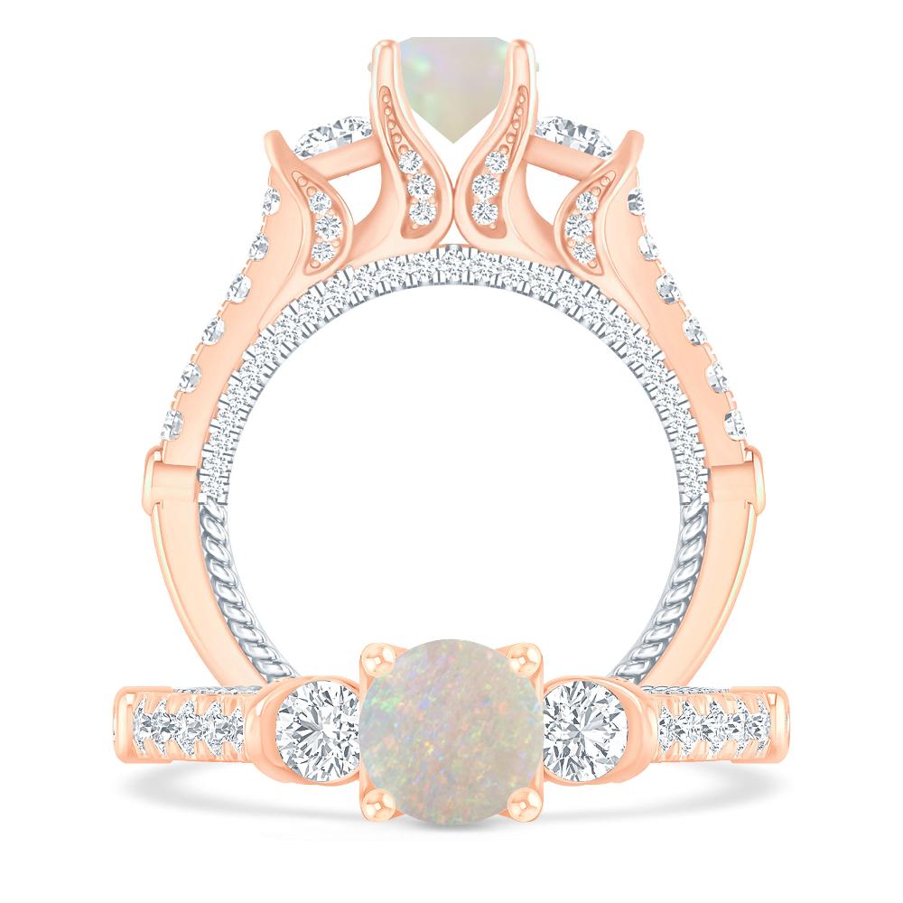 Rose Gold - Opal