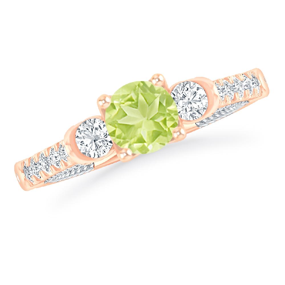 Rose Gold - Peridot