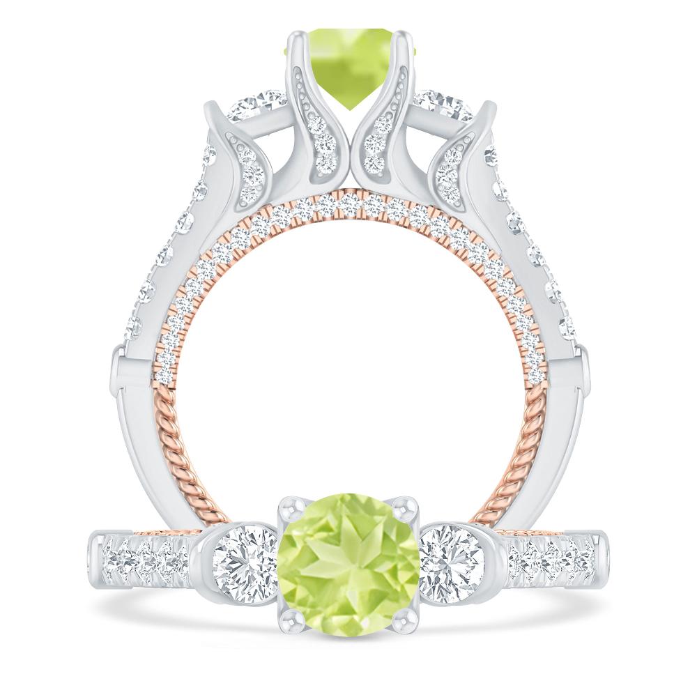 White Gold - Peridot