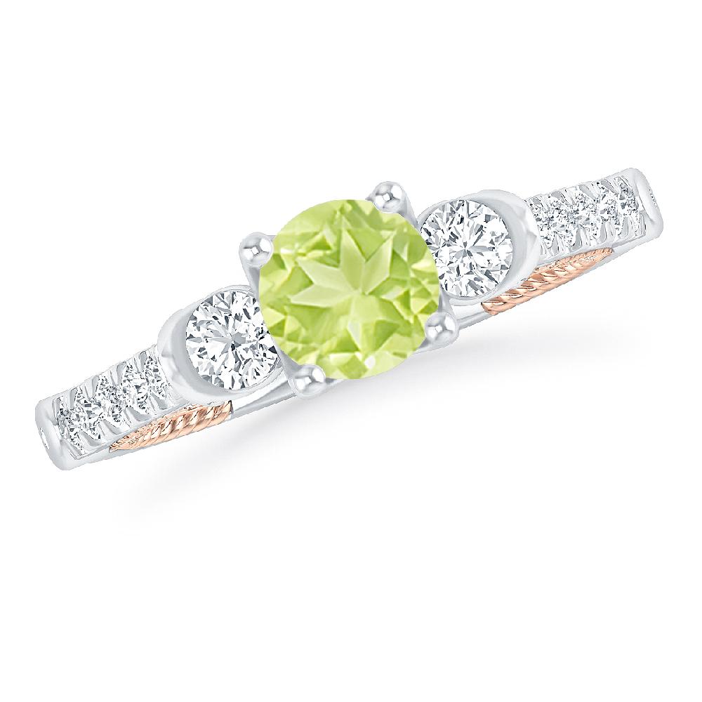 White Gold - Peridot