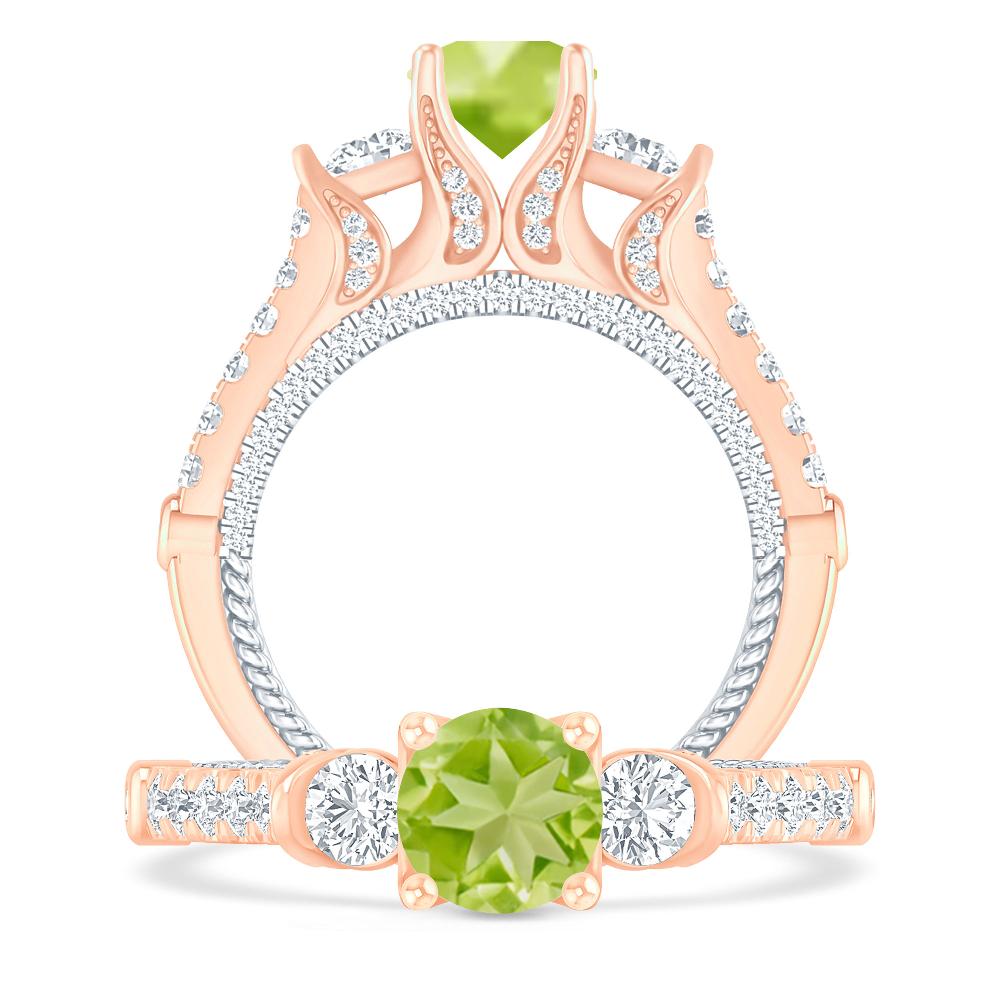 Rose Gold - Peridot