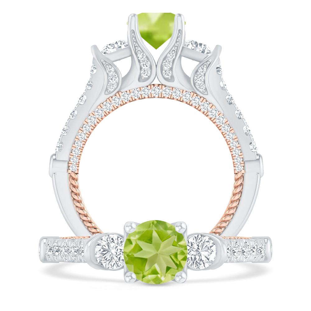 White Gold - Peridot