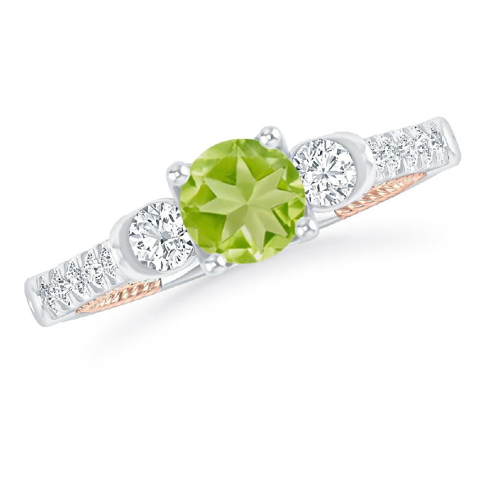 White Gold - Peridot