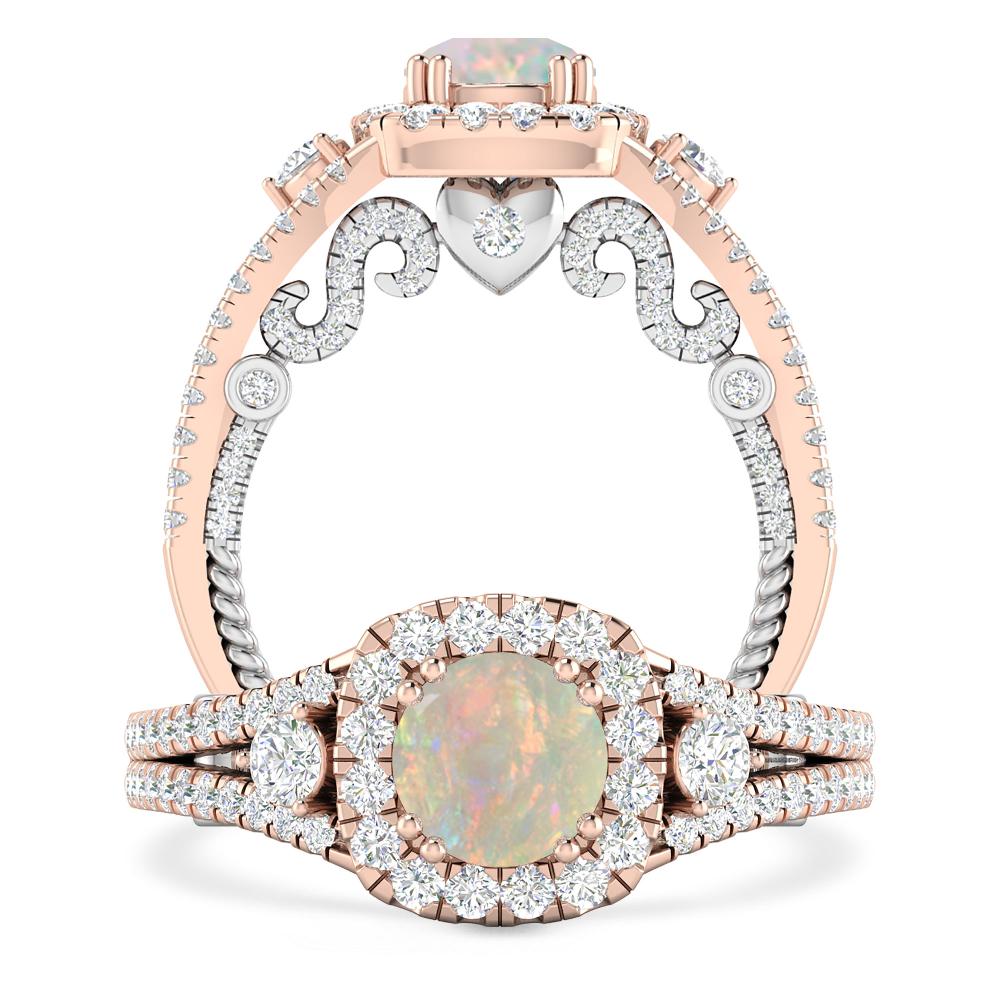 Rose Gold - Opal