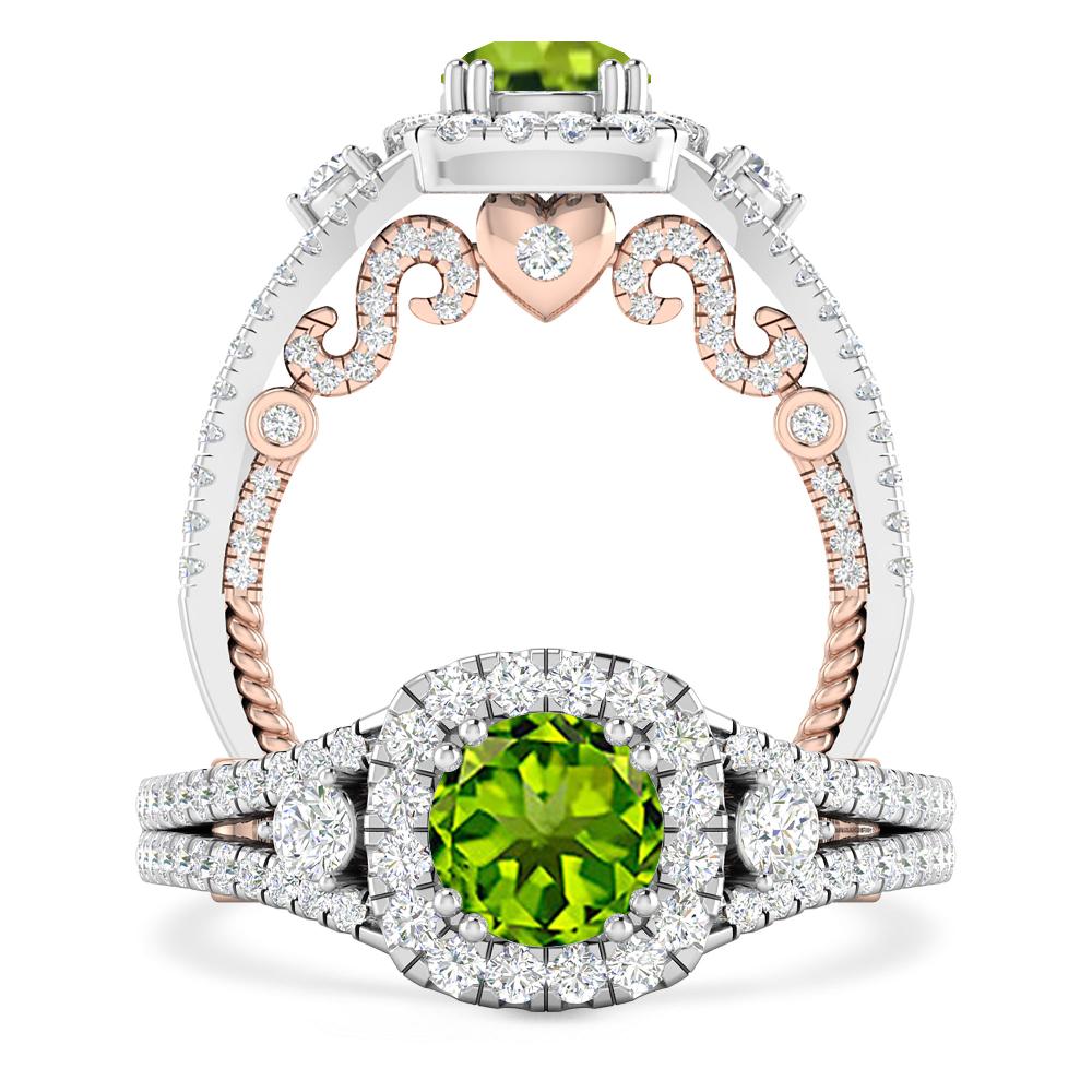 White Gold - Peridot