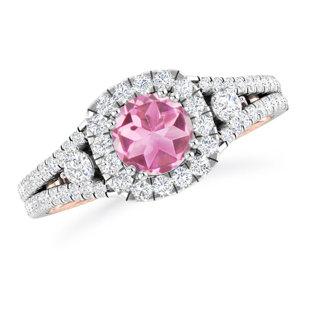 White Gold - Pink Tourmaline