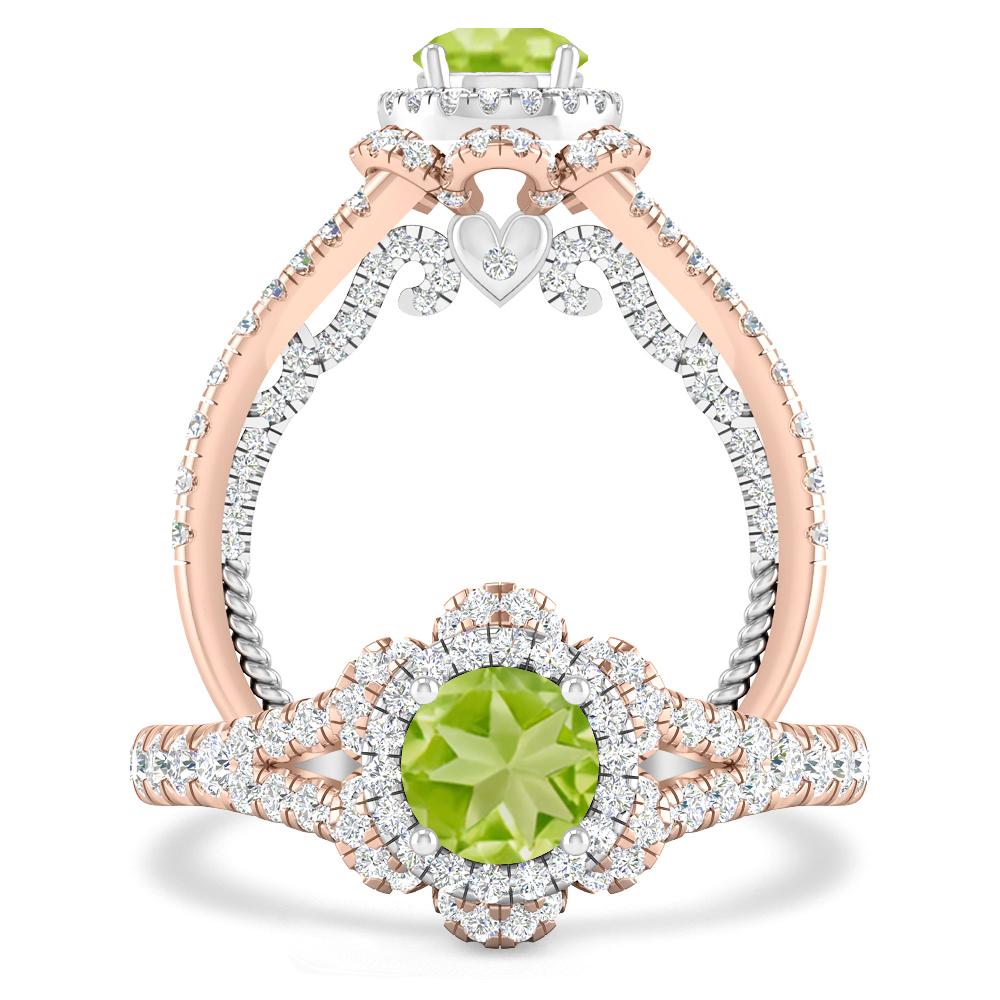 Rose Gold - Peridot