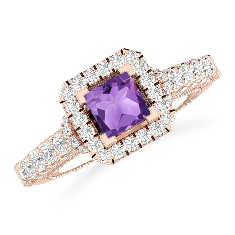 Rose Gold - Amethyst