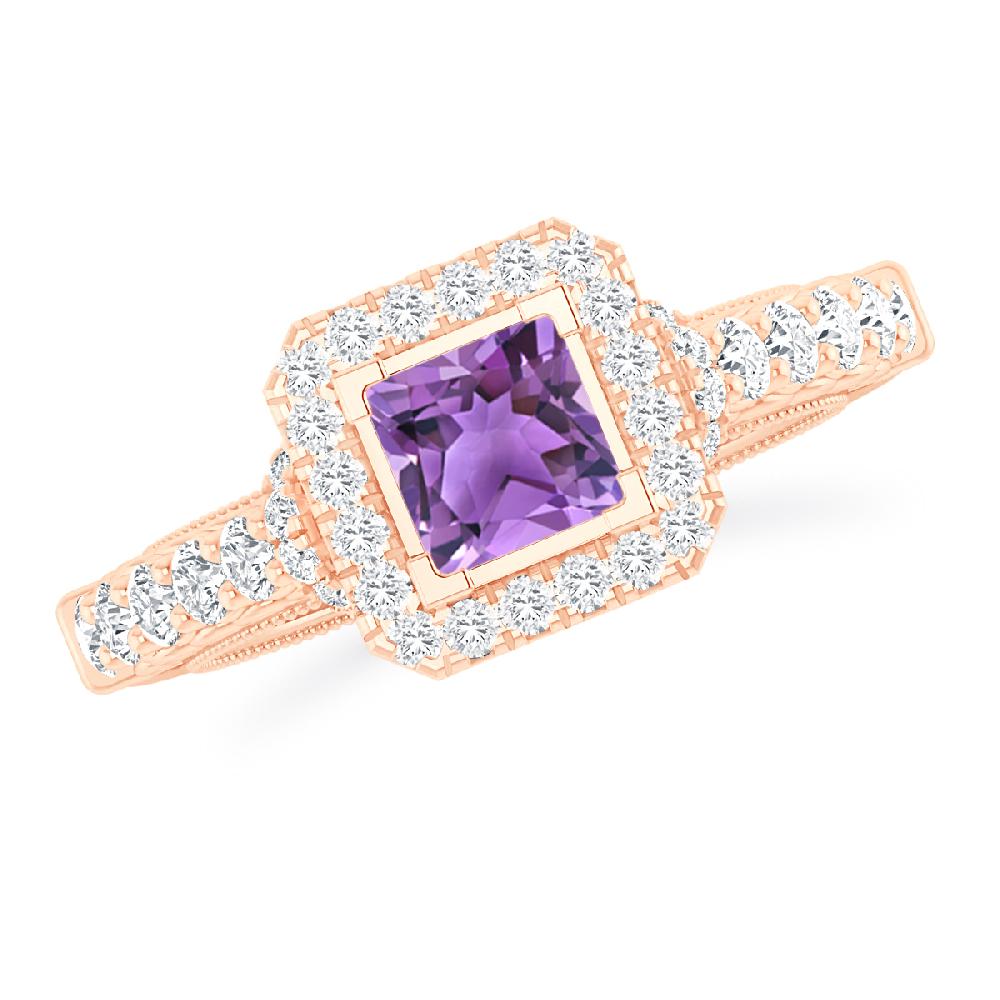 Rose Gold - Amethyst