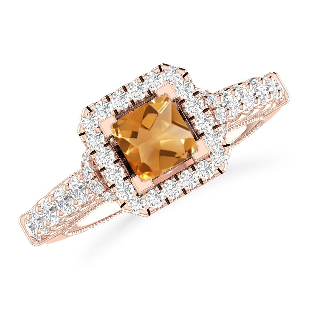 Rose Gold - Citrine