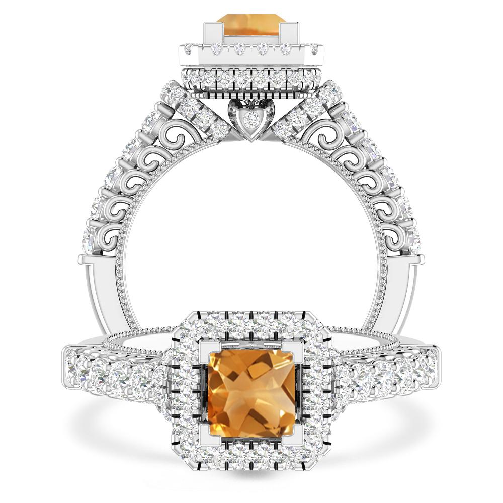 White Gold - Citrine