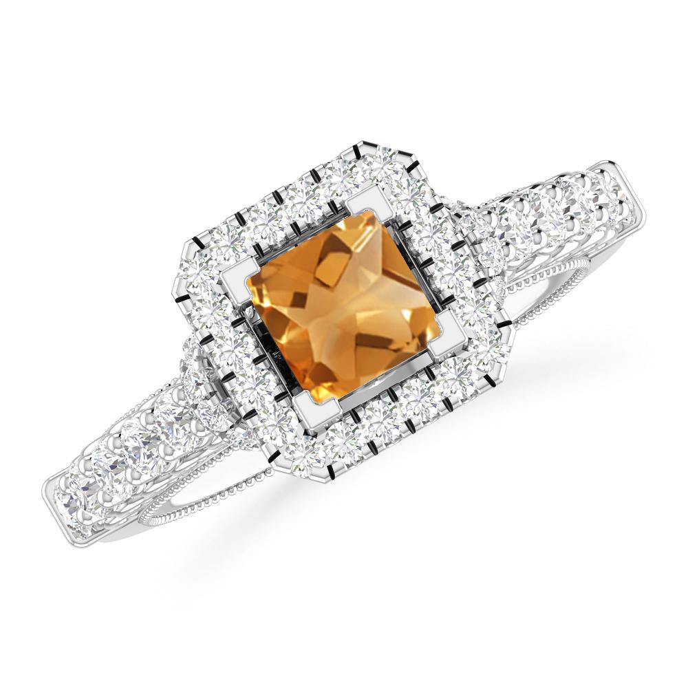 White Gold - Citrine