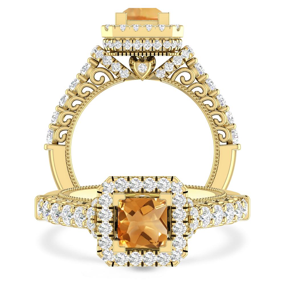 Yellow Gold - Citrine