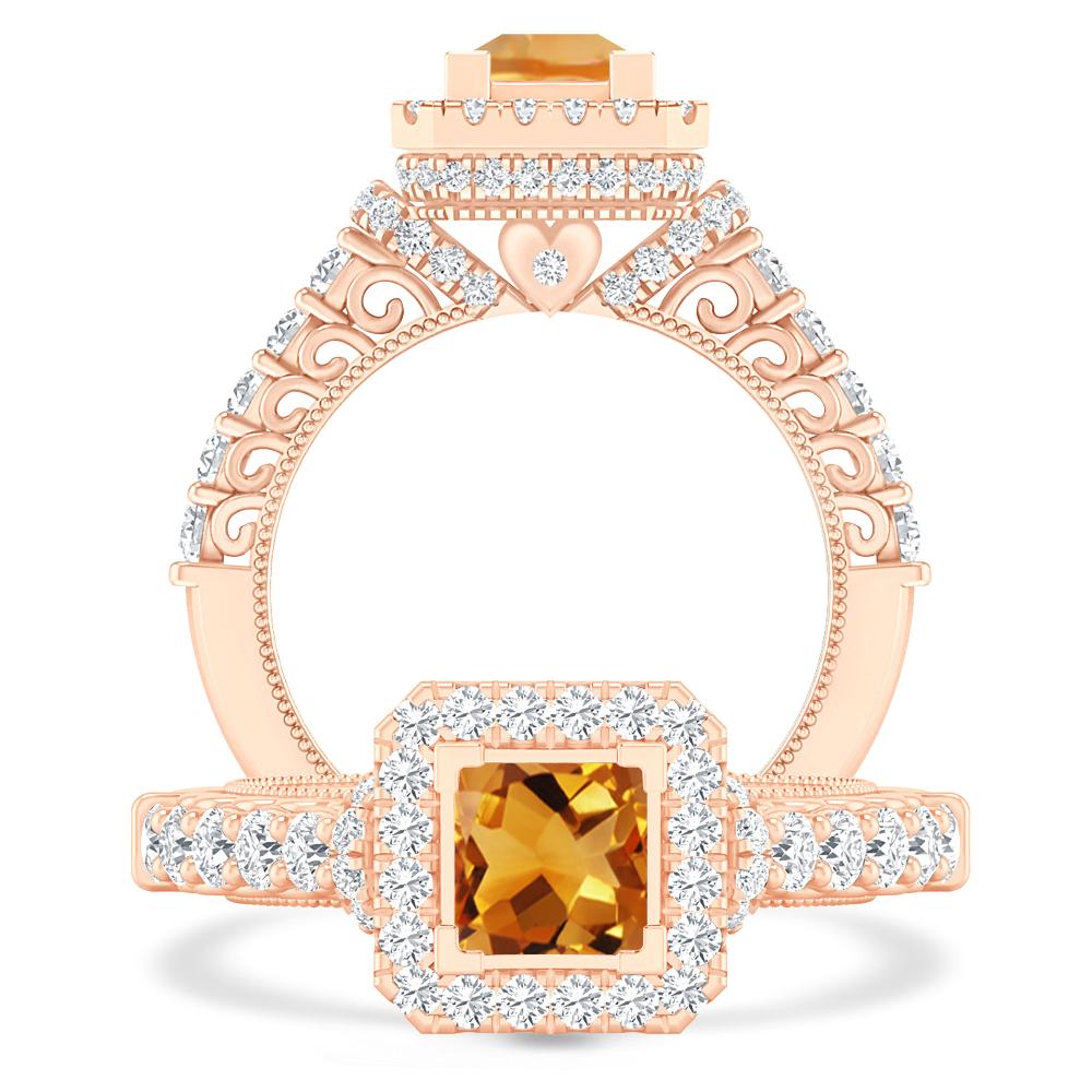 Rose Gold - Citrine
