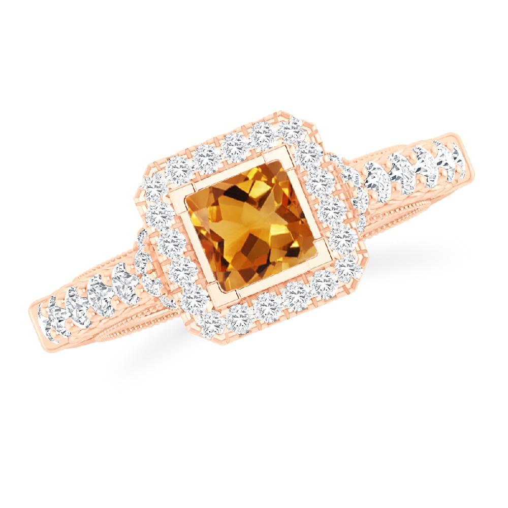 Rose Gold - Citrine