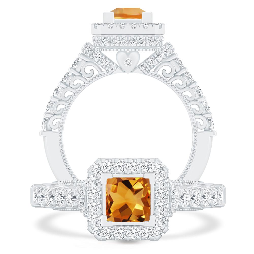 White Gold - Citrine