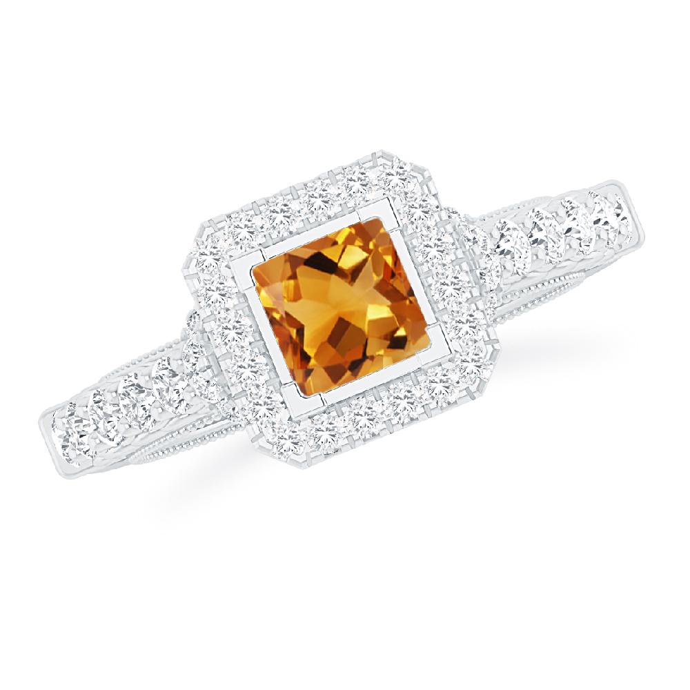 White Gold - Citrine