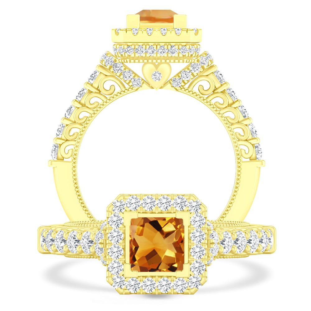 Yellow Gold - Citrine