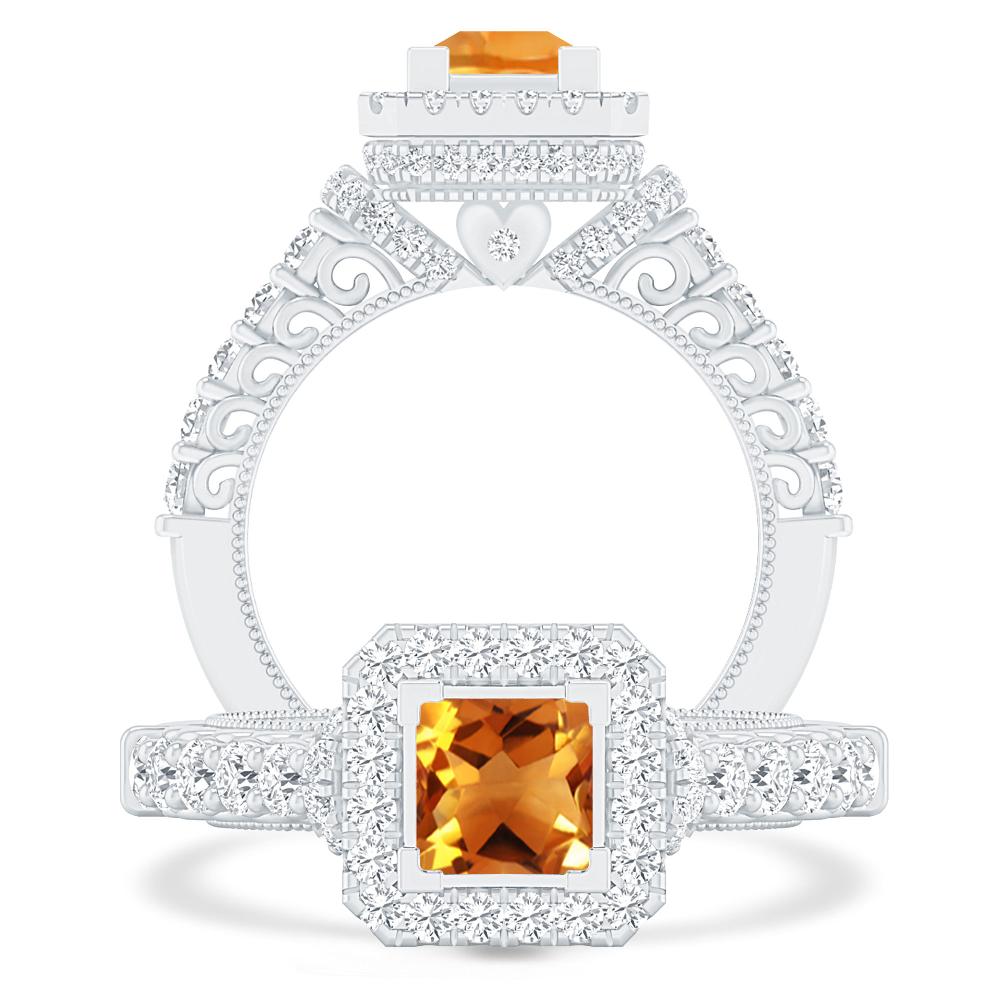 White Gold - Citrine