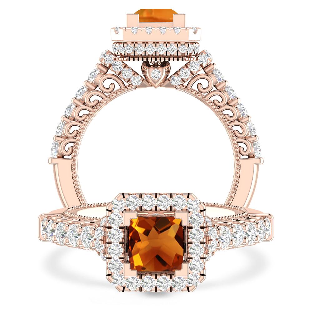 Rose Gold - Citrine