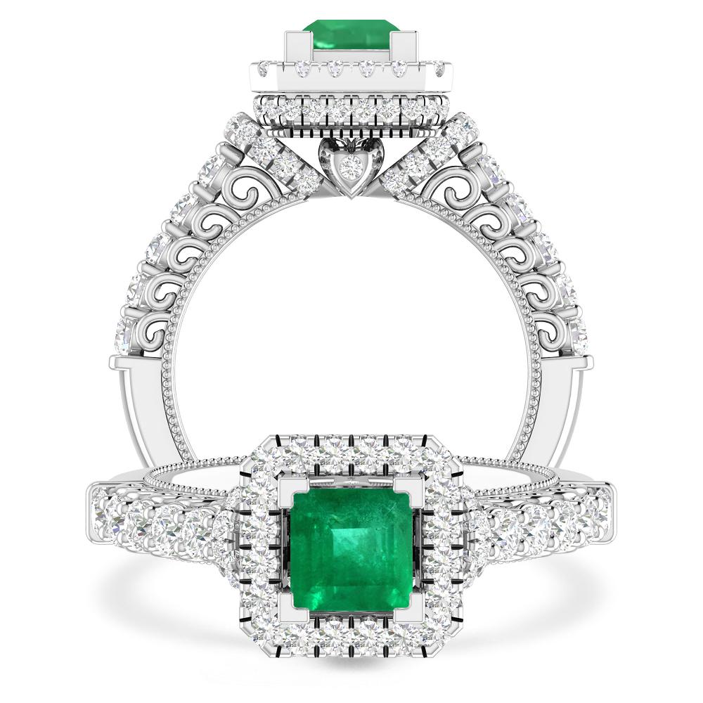 White Gold - Emerald