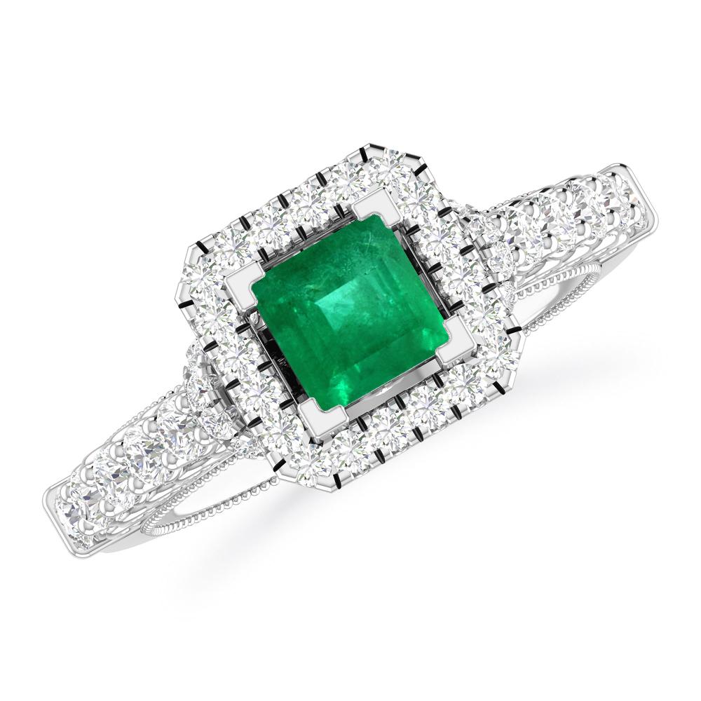 White Gold - Emerald