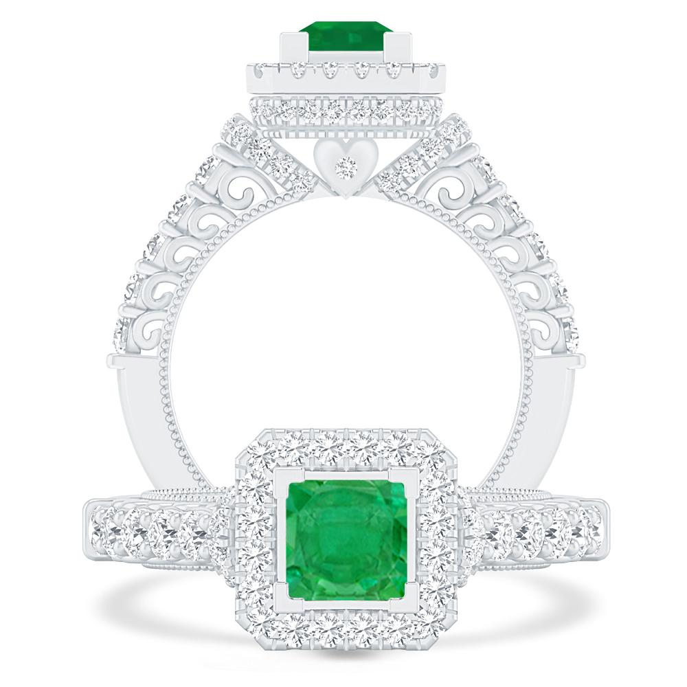 White Gold - Emerald