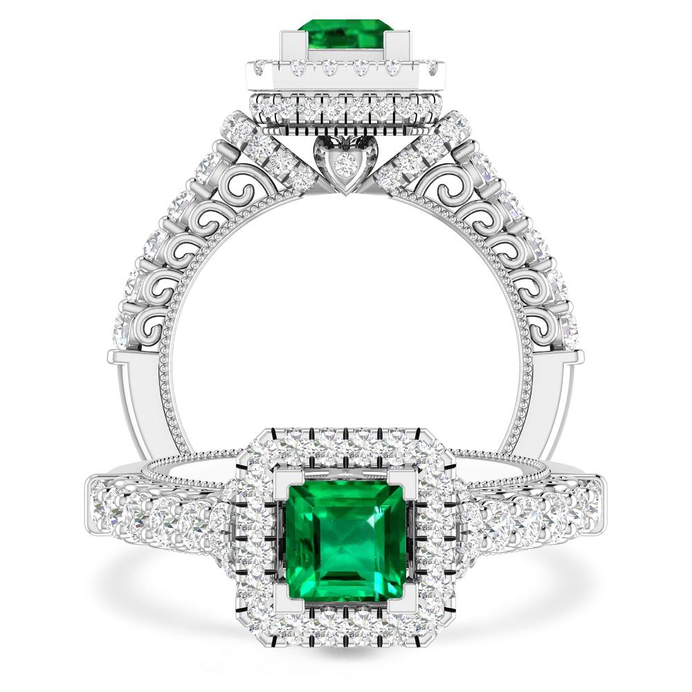 White Gold - Emerald