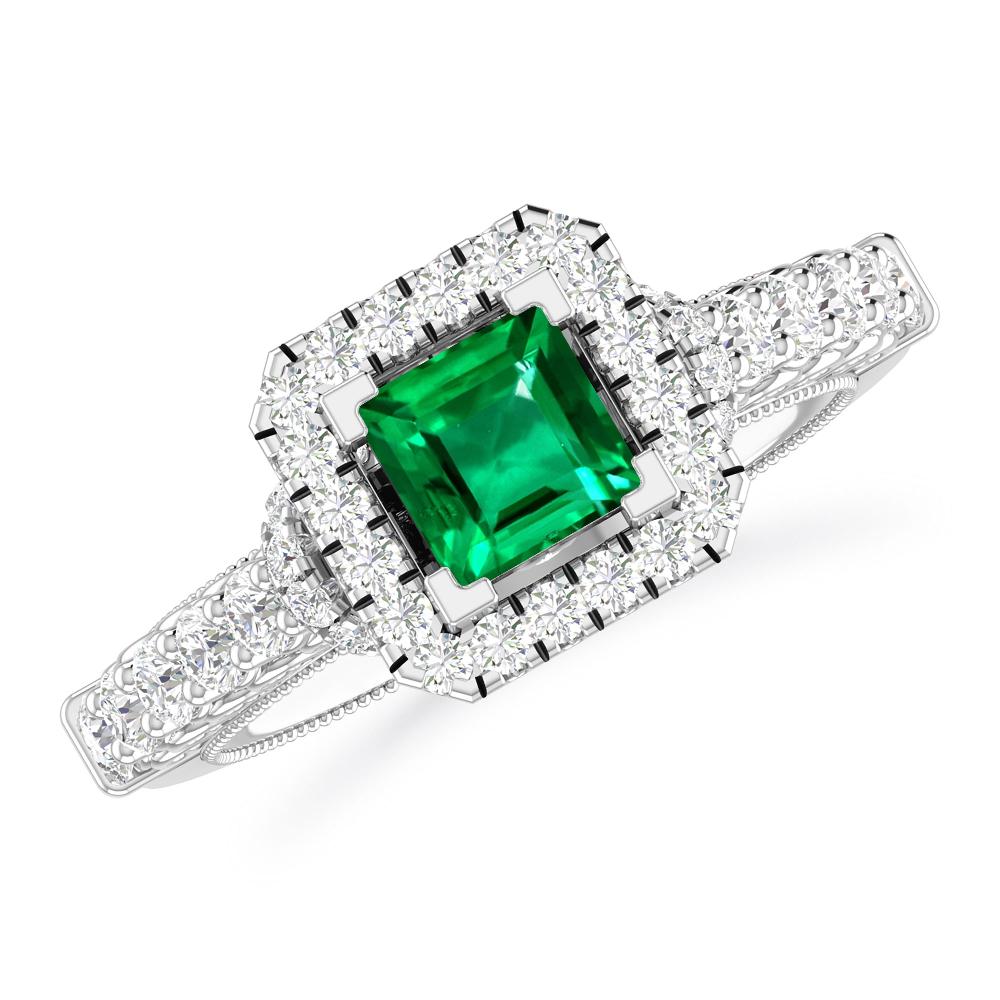 White Gold - Emerald