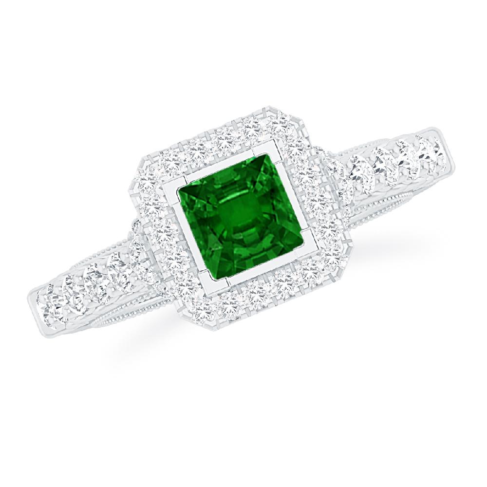 White Gold - Emerald