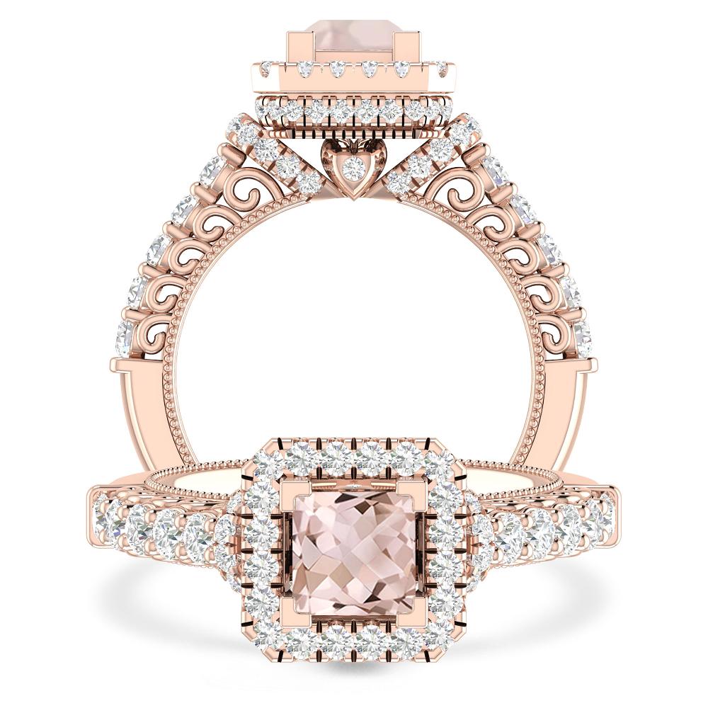 Rose Gold - Morganite
