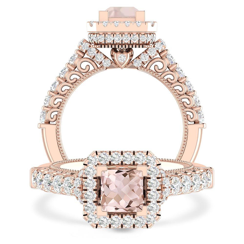 Rose Gold - Morganite