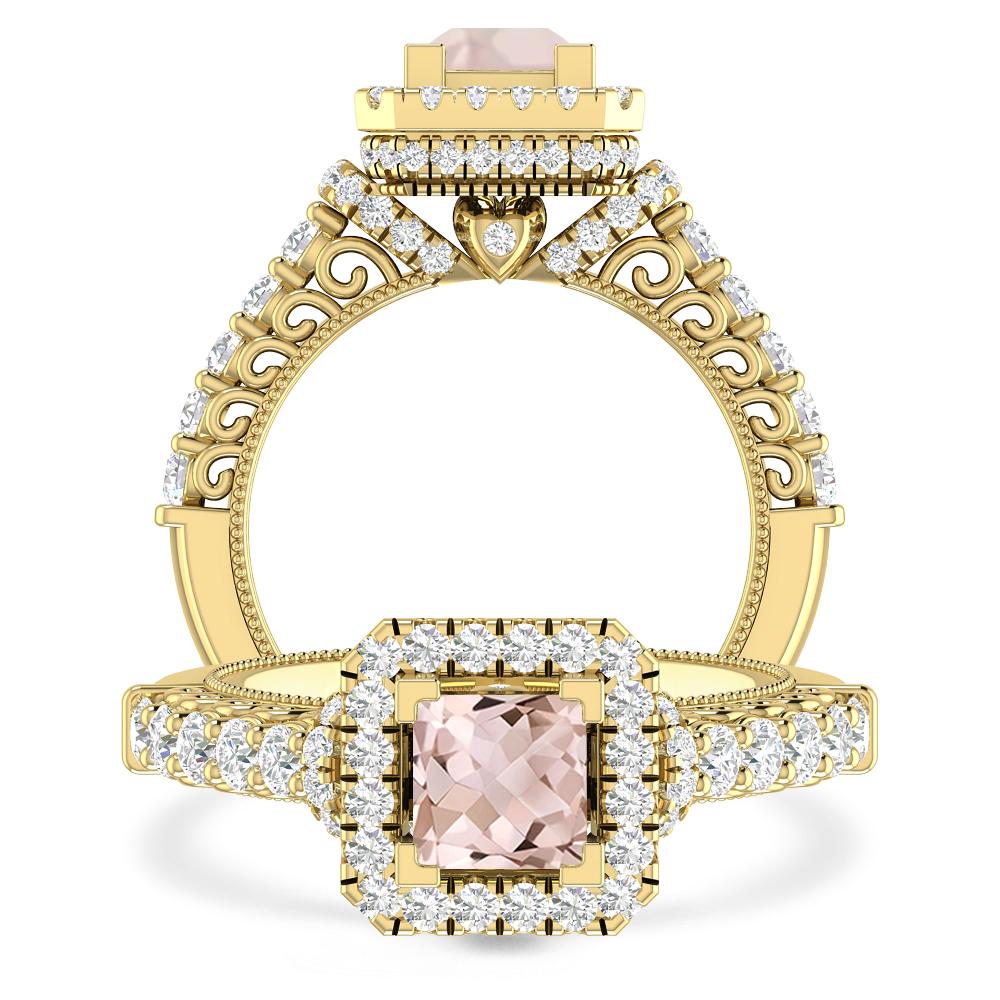 Yellow Gold - Morganite