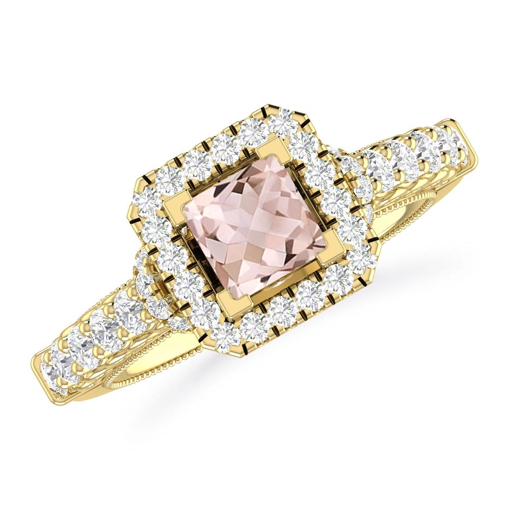 Yellow Gold - Morganite